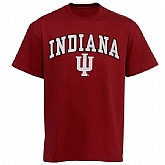 Indiana Hoosiers New Agenda Arch Over Logo WEM T-Shirt - Cardinal